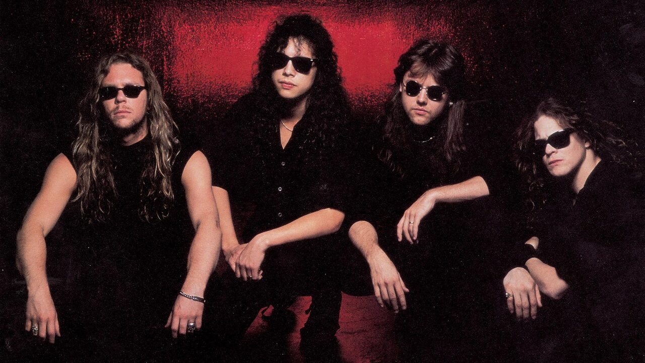 Metallica during the ...And Justice For All era rock metal music